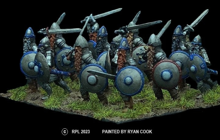 98-2902: Thunderbolt Dwarf Warriors with Swords [12]