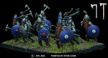Load image into Gallery viewer, 98-2904: Thunderbolt Dwarf Warriors with Axes [12]
