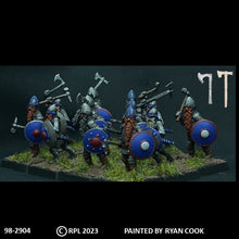 Load image into Gallery viewer, 98-2904: Thunderbolt Dwarf Warriors with Axes [12]
