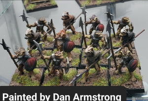 98-9105: Gnoll Warriors with Halberds [12]