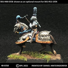 Load image into Gallery viewer, 48-0358: Horse - Ornate Plate Armor, Advancing