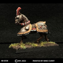 Load image into Gallery viewer, 48-0358: Horse - Ornate Plate Armor, Advancing