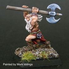Load image into Gallery viewer, 50-0137:  Dwarf Berserker, Charging with Weapon Overhead