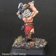Load image into Gallery viewer, 50-0137:  Dwarf Berserker, Charging with Weapon Overhead