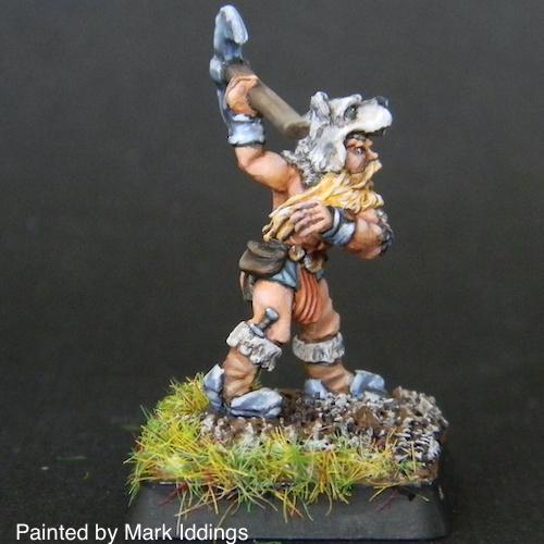 50-0139: Dwarf Berserker, Swinging Weapon – Ral Partha Legacy
