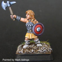 Load image into Gallery viewer, 50-0147: Dwarf Shieldmaiden I, with Axe