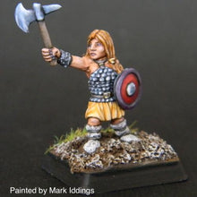 Load image into Gallery viewer, 50-0147: Dwarf Shieldmaiden I, with Axe