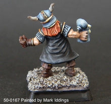 Load image into Gallery viewer, 50-0167:  Drunken Dwarf Fighter I, Staggering, Beer sloshing out of Stein
