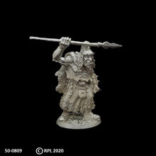 Load image into Gallery viewer, 50-0809:  Ogre with Spear Overhead and Helmet