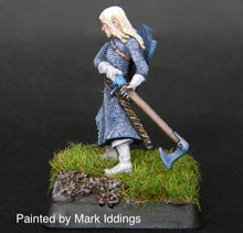 Load image into Gallery viewer, 50-0097:  Elf Warlord Swinging Axe