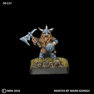 50-0117:  Elite Dwarf Axeman I, with Buckler
