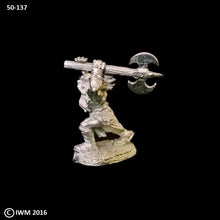 Load image into Gallery viewer, 50-0137:  Dwarf Berserker, Charging with Weapon Overhead