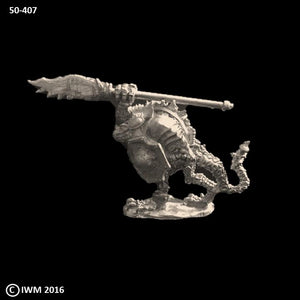 50-0407:  Troglodyte Warrior I, Weapon Overhead