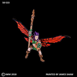 50-0533:  Fairy Warrior Cavalry with Spear [rider only]