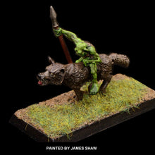 Load image into Gallery viewer, 51-0044:  Lesser Goblin Cavalry with Spear  [rider only]
