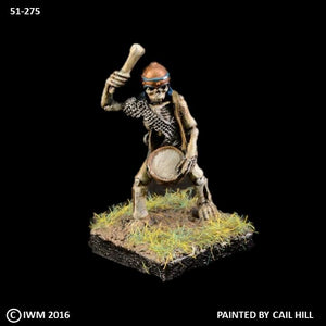 51-0275:  Skeleton Musician with Drum