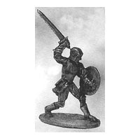 Load image into Gallery viewer, 52-0001: Adventurer with Sword and Round Shield I