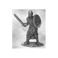 Load image into Gallery viewer, 52-0002: Adventurer with Sword and Round Shield II