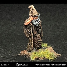 Load image into Gallery viewer, 52-0533: Sorcerer with Staff, Ragged Robes