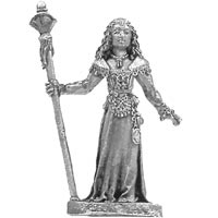 Load image into Gallery viewer, 52-0656: Priestess with Staff in Right Hand, No Crown