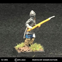 Load image into Gallery viewer, 52-1401: Avalon Men-at-Arms Spearman, in Chainmail, Front Rank