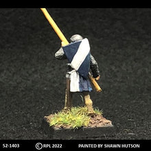 Load image into Gallery viewer, 52-1403: Avalon Men-at-Arms Spearman in Chainmail