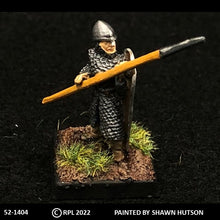 Load image into Gallery viewer, 52-1404: Avalon Men-at-Arms Spearman in Scale Armor