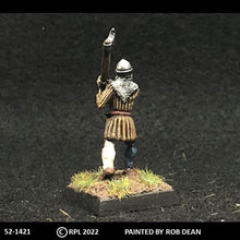 Load image into Gallery viewer, 52-1421: Avalon Men-at-Arms Advancing with Great Axe, in Gambeson