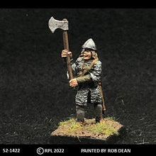 Load image into Gallery viewer, 52-1422: Avalon Men-at-Arms Advancing with Greataxe and Kite Shield, in Chainmail
