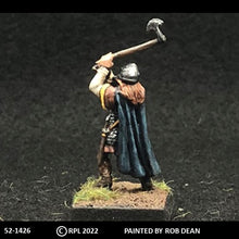 Load image into Gallery viewer, 52-1426: Avalon Men-at-Arms Swinging Great Axe, in Scale Armor and Cape