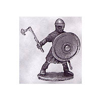 Load image into Gallery viewer, 52-1431: Avalon Men-at-Arms with Axe and Round Shield