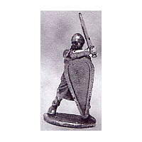 Load image into Gallery viewer, 52-1448: Avalon Men-at-Arms Swinging Sword, in Chainmail, with Kite Shield