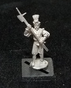 52-1870:  Mercenary Halberdier, At Ready, with Soft Hat