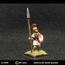 Load image into Gallery viewer, 52-2004: Hoplite, Plumed Helmet, Weapon at Side