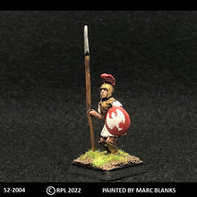 Load image into Gallery viewer, 52-2004: Hoplite, Plumed Helmet, Weapon at Side