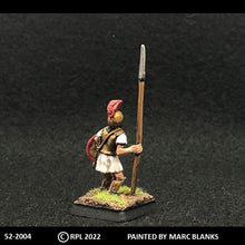Load image into Gallery viewer, 52-2004: Hoplite, Plumed Helmet, Weapon at Side