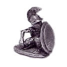 Load image into Gallery viewer, 52-2005: Hoplite, Plumed Helmet, Receiving Charge
