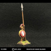 Load image into Gallery viewer, 52-2006: Hoplite, Plumed Helmet, Left Arm Raised