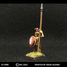 Load image into Gallery viewer, 52-2006: Hoplite, Plumed Helmet, Left Arm Raised