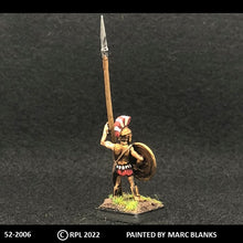 Load image into Gallery viewer, 52-2006:  Hoplite, Plumed Helmet, Left Arm Raised
