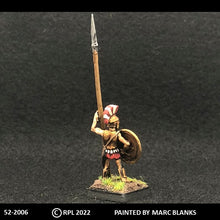 Load image into Gallery viewer, 52-2006: Hoplite, Plumed Helmet, Left Arm Raised