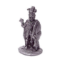 Load image into Gallery viewer, 52-2007: Hoplite, Plumed Helmet, with Shield Skirt