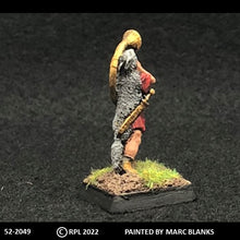 Load image into Gallery viewer, 52-2049: Hoplite Musician with Horn, Wearing Fur