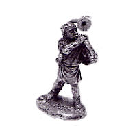 Load image into Gallery viewer, 52-2049: Hoplite Musician with Horn, Wearing Fur