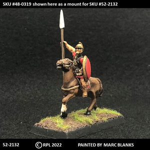 52-2132:  Hoplite Cavalryman, Phrygian Helmet and Shield [rider only]