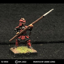 Load image into Gallery viewer, 52-3016:  Samurai with Weapon Options, At Ready

