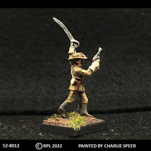 Load image into Gallery viewer, 52-8012: British Officer with Sword and Pistol