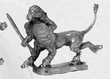 Load image into Gallery viewer, 53-0039: Lion Centaur with Sword and Shield
