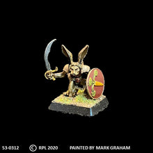 Load image into Gallery viewer, 53-0312:  Thumper with Sword and Shield, Crouched
