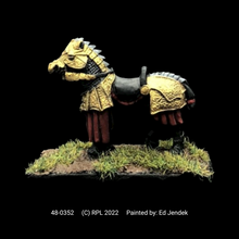 Load image into Gallery viewer, 48-0352:  Horse - Plate Armor